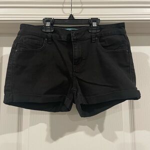 Wax Jean Women's Black Jean Shorts